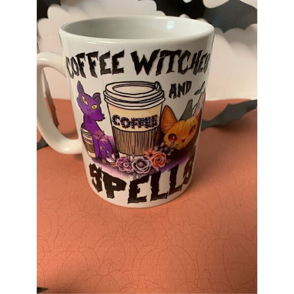 Handmade Halloween Coffee Mug - Picture 2 of 3